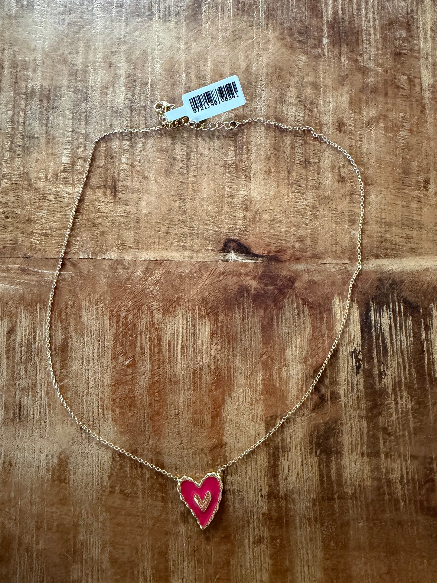 Ruby Ketting - Goud