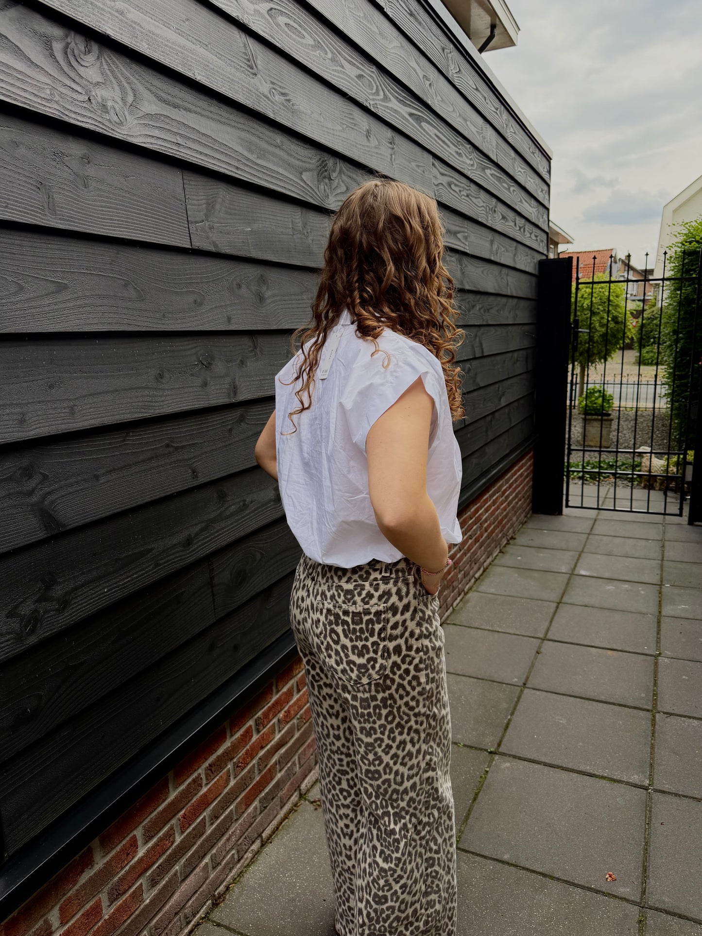 Julie Cotton Blouse Wit