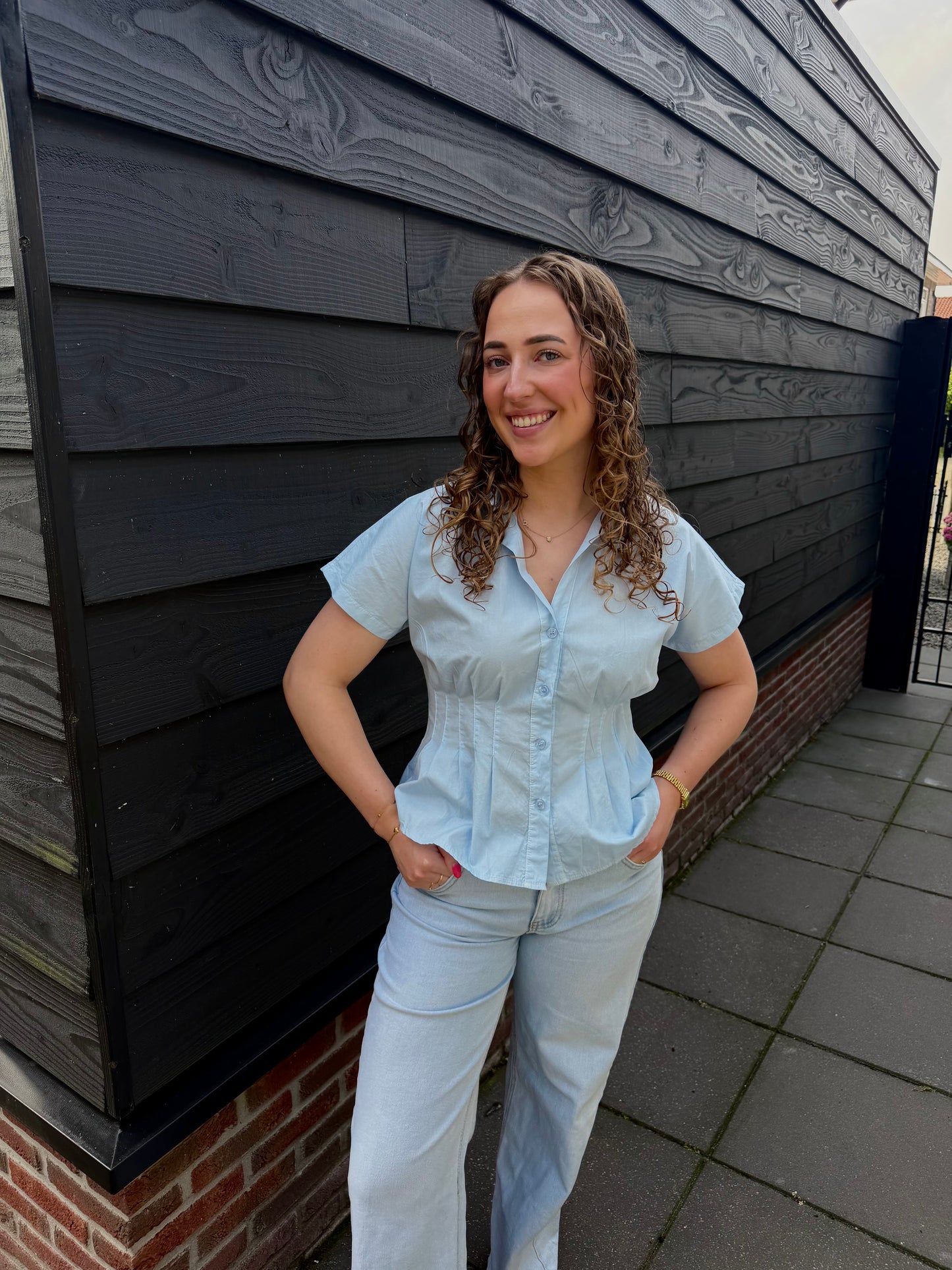 Hannah Blouse Blauw