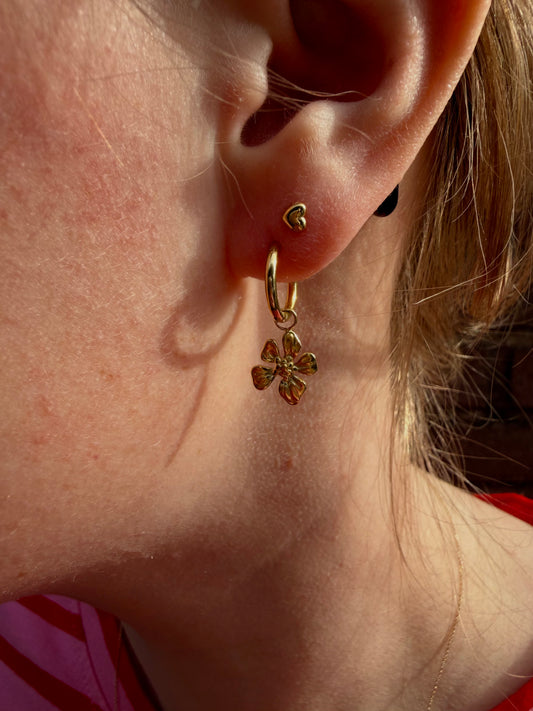 Bloom Oorbellen - Goud