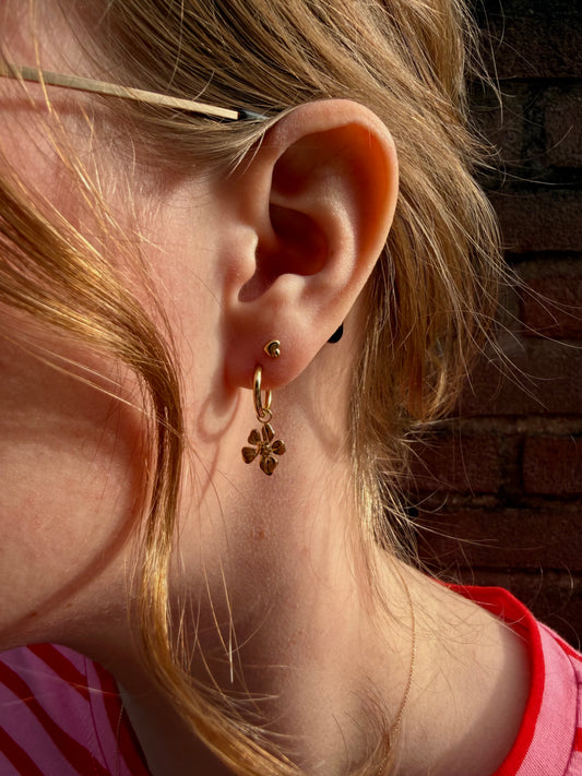Bloom Oorbellen - Goud