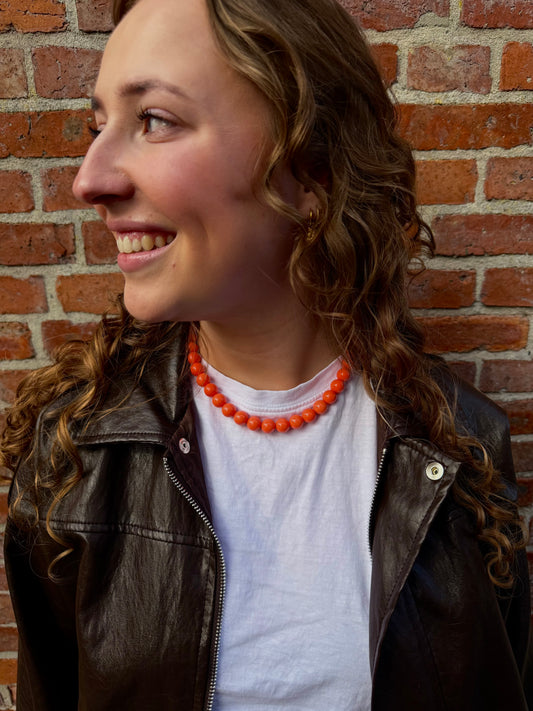 Ava Parel Ketting Oranje