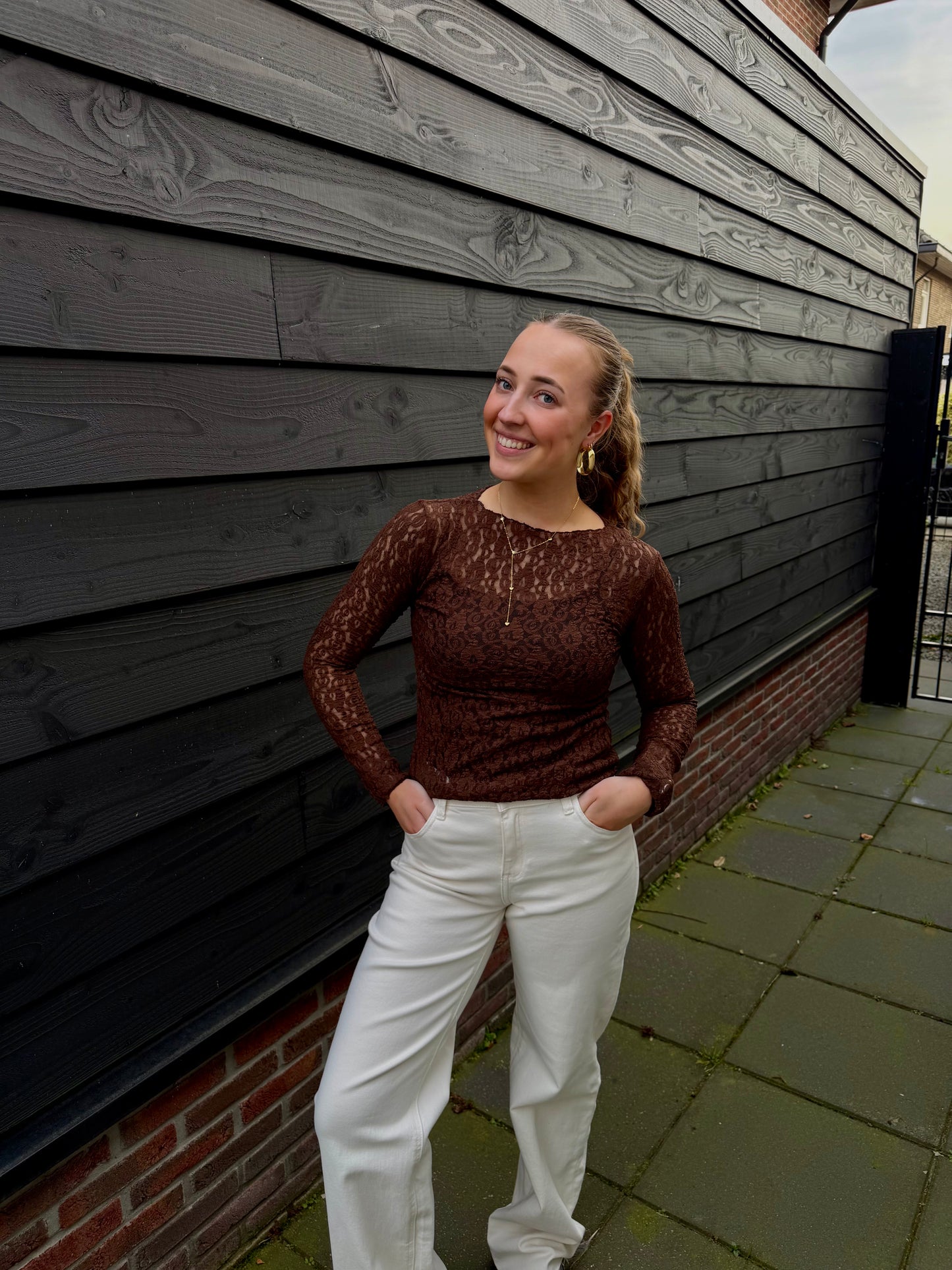 Macy Kanten Top