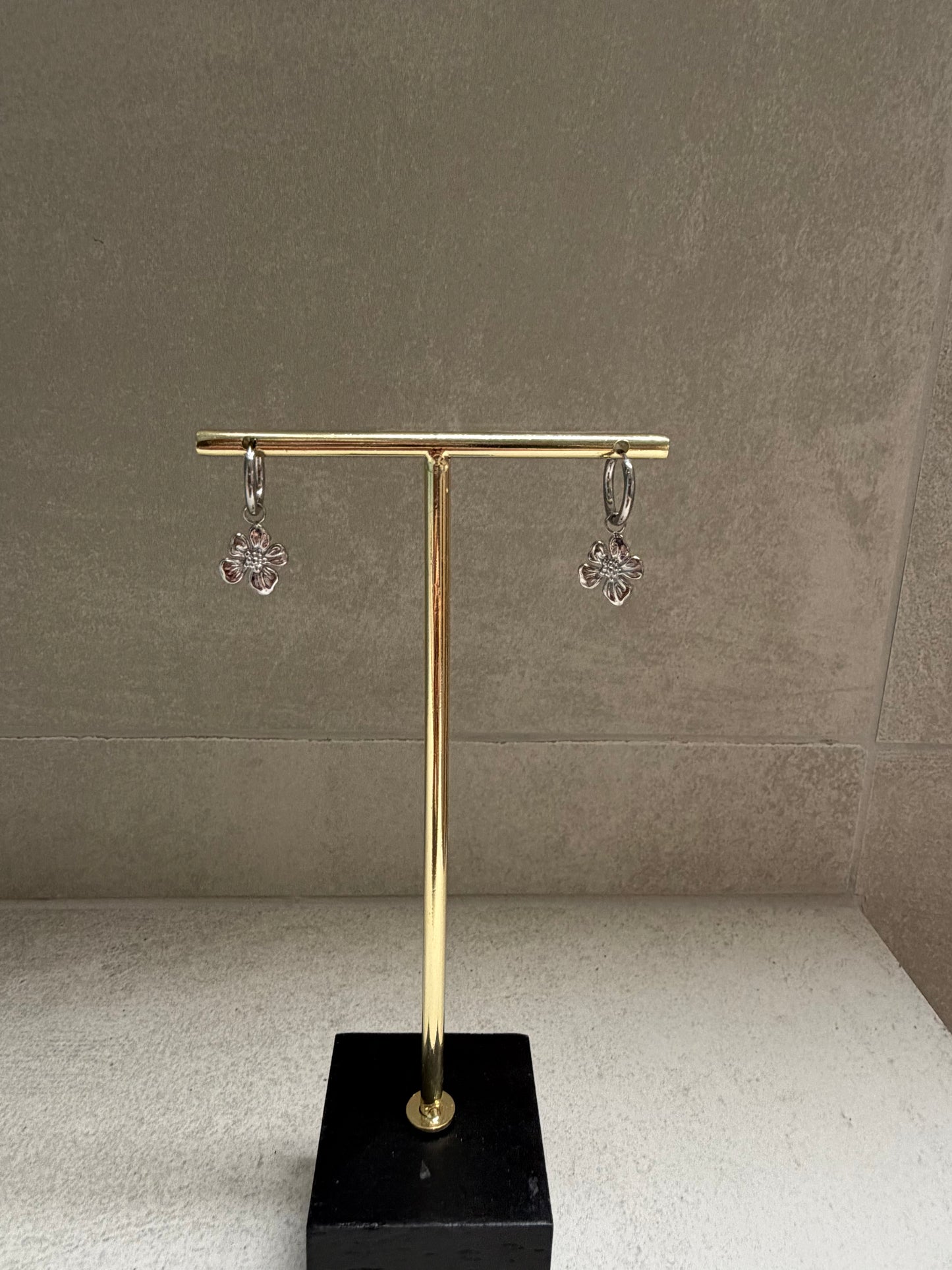 Bloom Oorbellen - Zilver