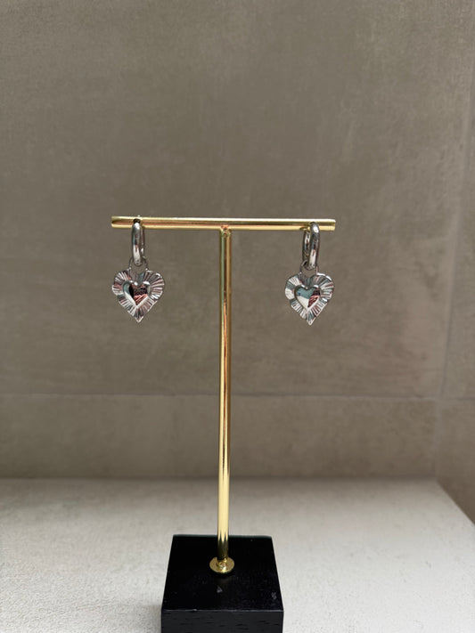 Rosy Oorbellen - Zilver
